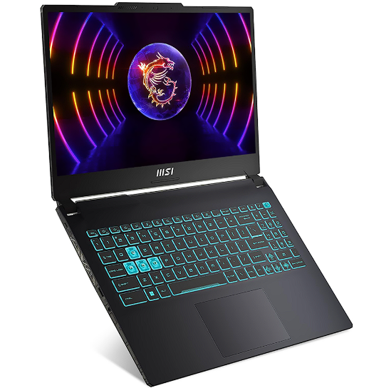 Notebook MSI Cyborg 15 en color negro - vista 2